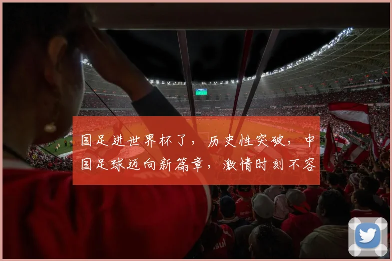 国足进世界杯了，历史性突破，中国足球迈向新篇章，激情时刻不容错过
